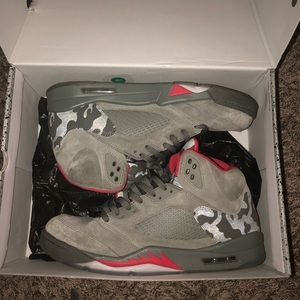 Jordan 5 “ Camo/Bape 3M”Size 14